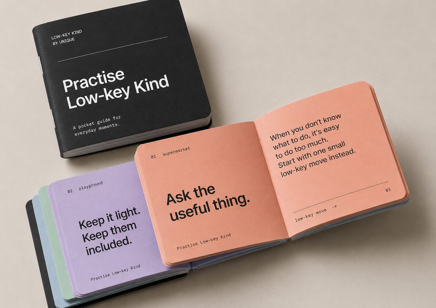 The pocket book and the deck of moves