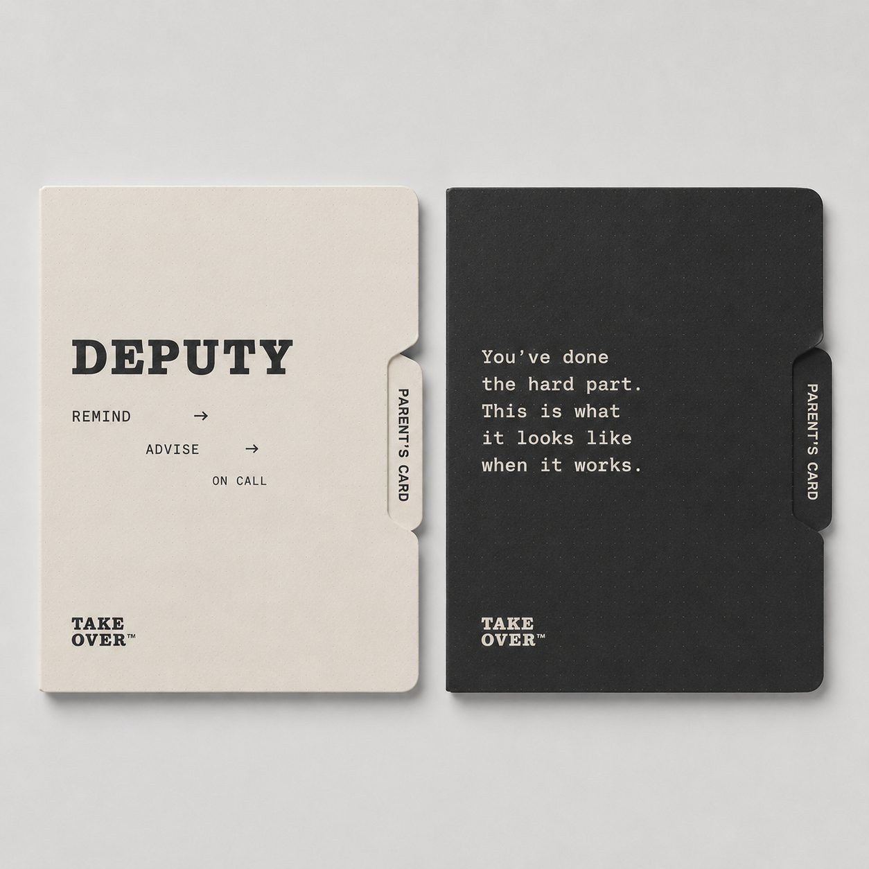 Deputy cards for parents